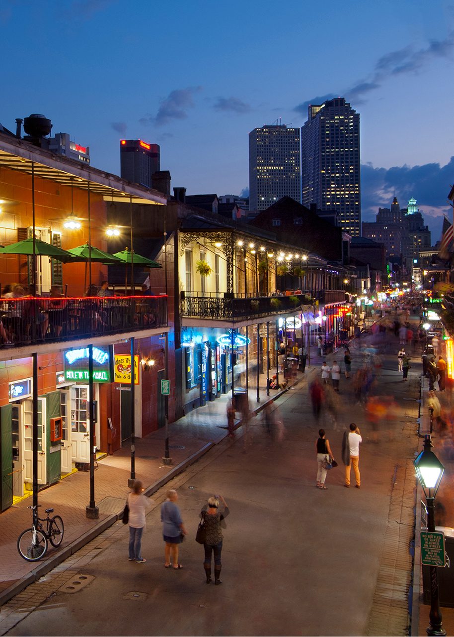 Beale Street in New Orleans